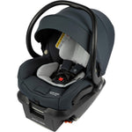 Maxi-Cosi Mico XP Max Infant Car Seat in Essential Black front view showcasing the plush newborn insert and harness system.