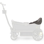 Veer comfort seat front view premium toddler wagon insert in grey