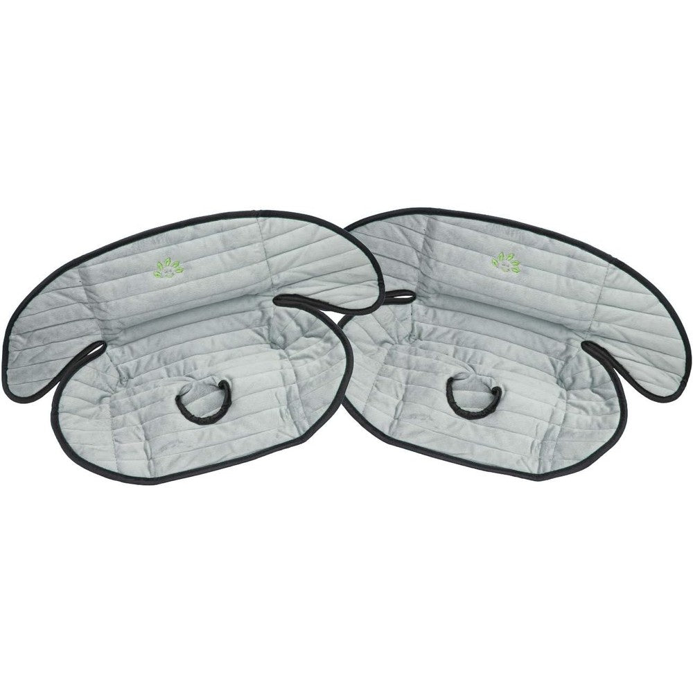 Huayao Piddle Pad car seat protector gray 2 pieces set front view