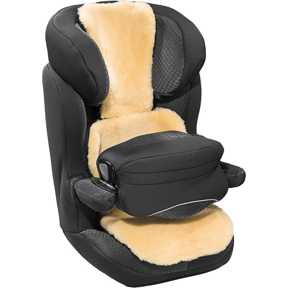 Werner Christ Baby sheepskin buggy and car seat liner front view