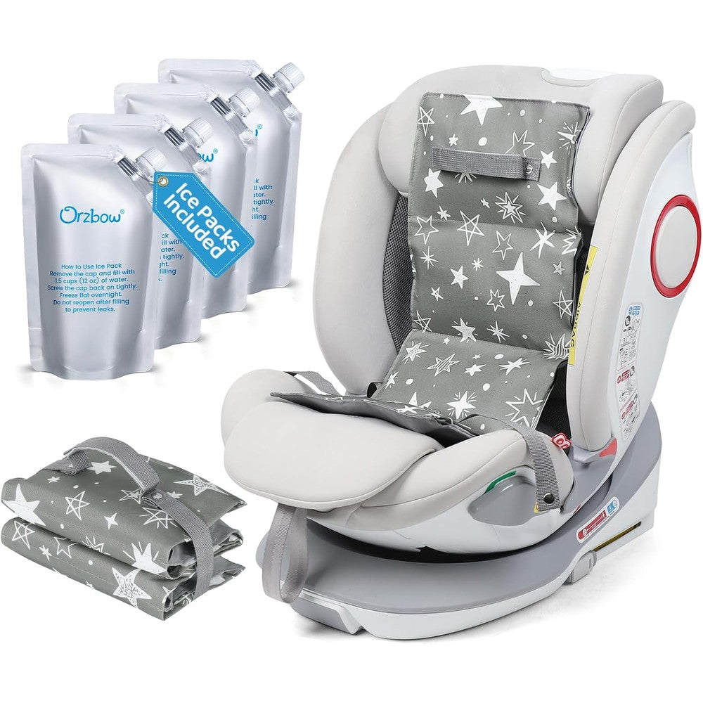 Orzbow car seat cooling pad for toddlers in gray