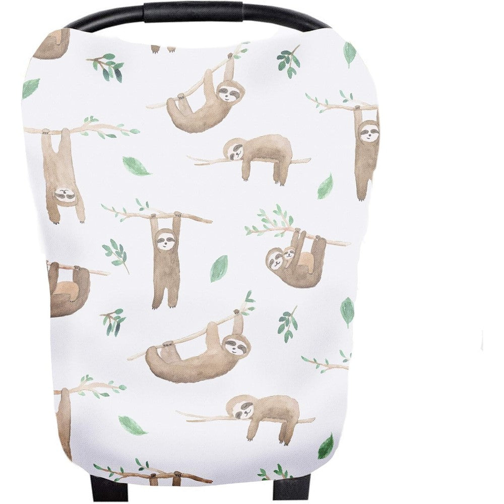 Copper Pearl Noah multi-use cover front view on baby car seat