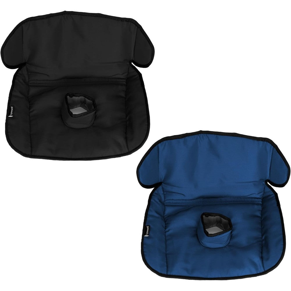 Lynmark 2x potty training car seat protector navy and black set