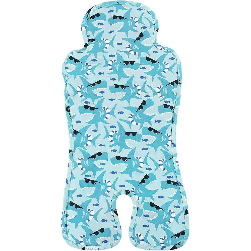 Yinbly gel car seat cooler pad front view for strollers