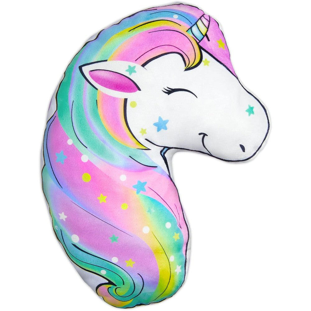 Fioday unicorn car seat belt pillow front view