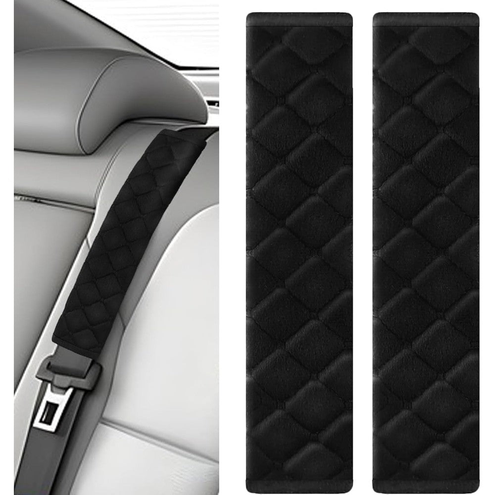 TKYZMS car seat belt padding front view black