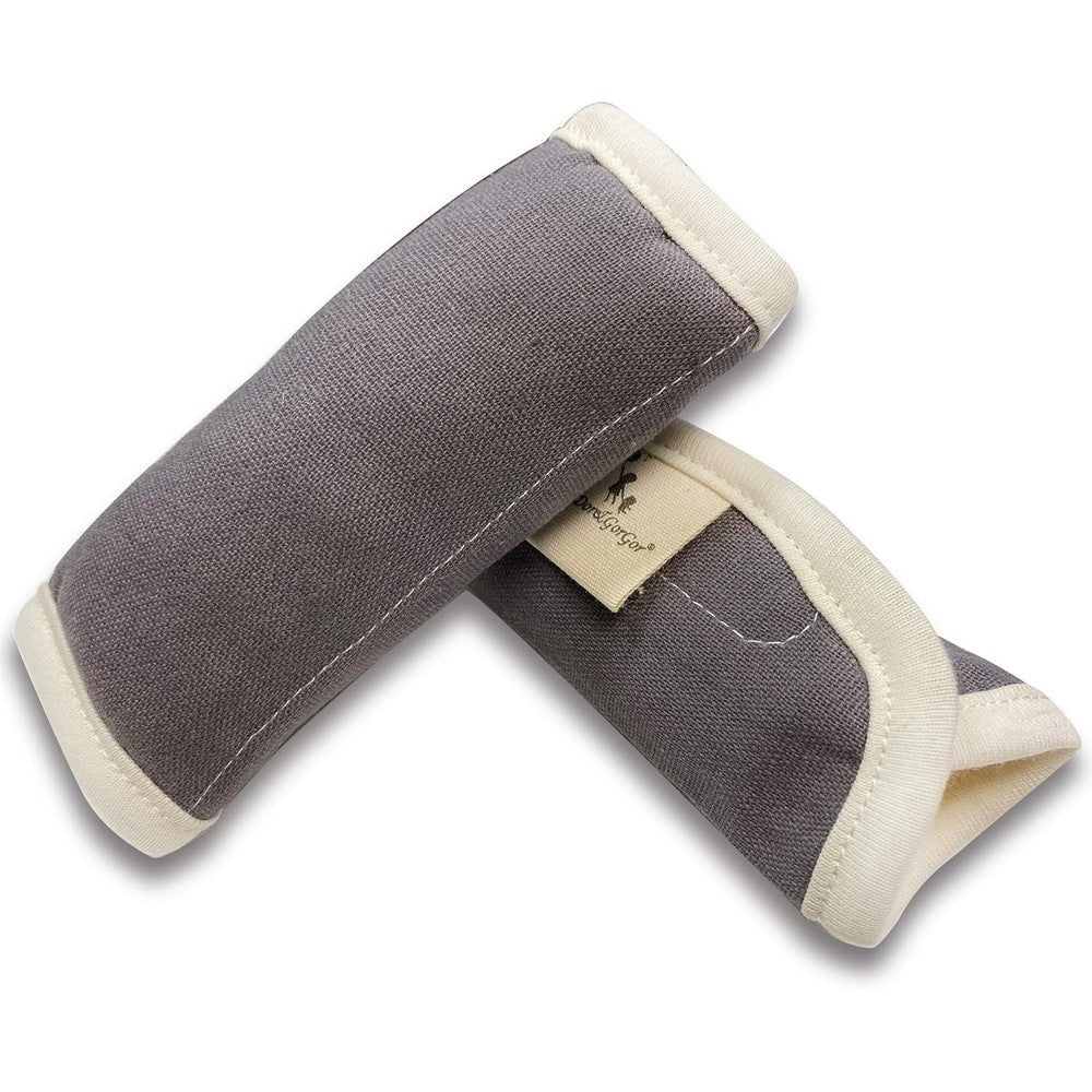 DorDor & GorGor organic cotton baby seat belt cushion front view