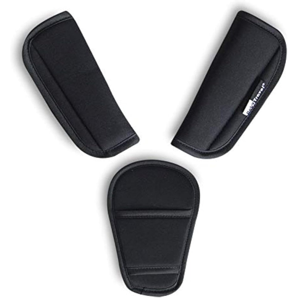 SeedFuture 3 piece baby stroller car seat strap covers front view