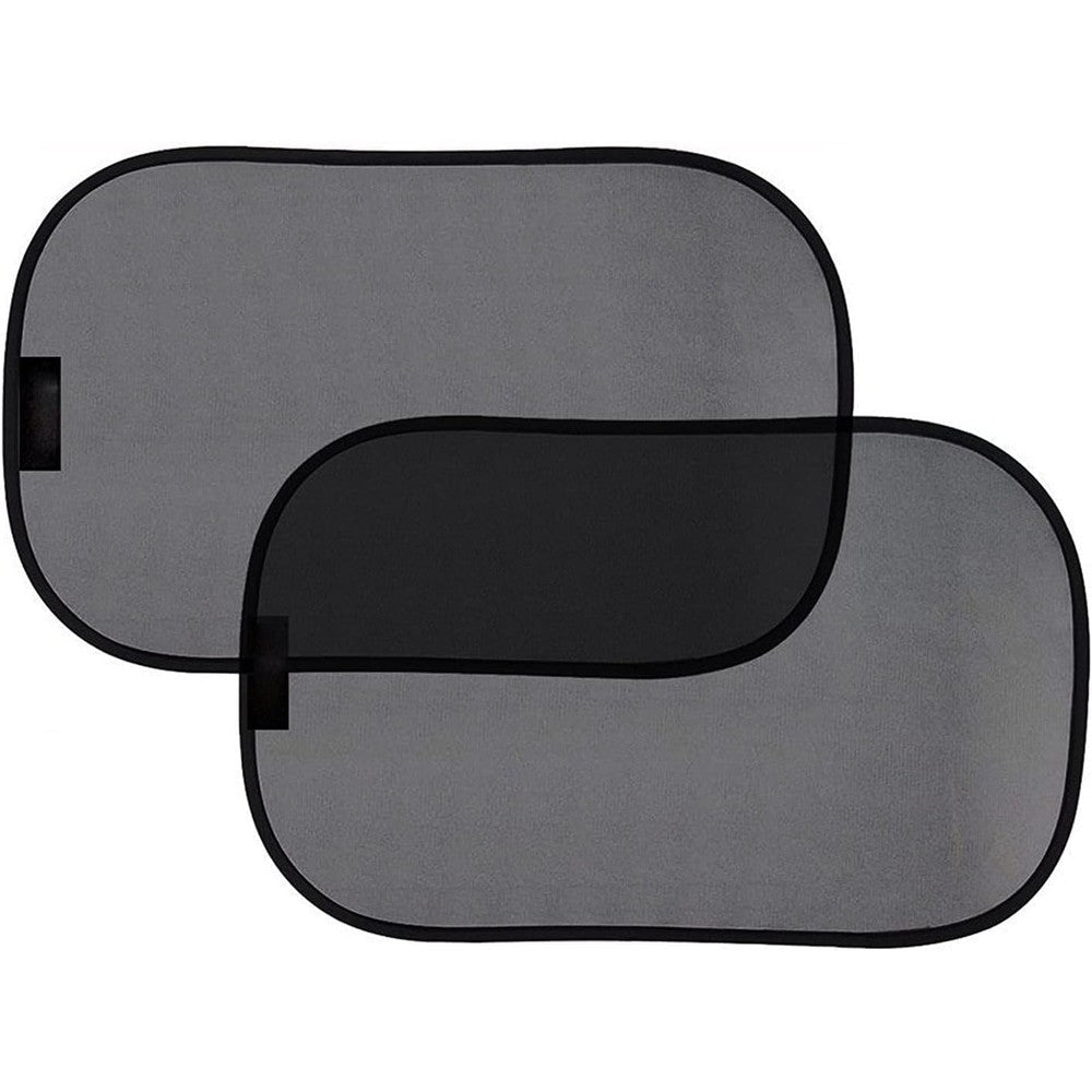 Harrier Hardware baby car window cling sun shade front view four pack premium mesh