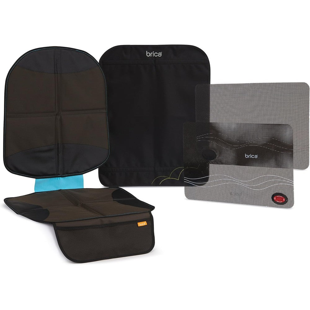 Munchkin Brica toddler travel car accessory essentials value set front view showcasing full packaging