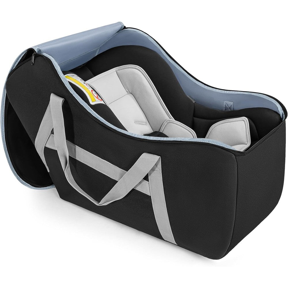 Weliday padded car seat travel bag front view black