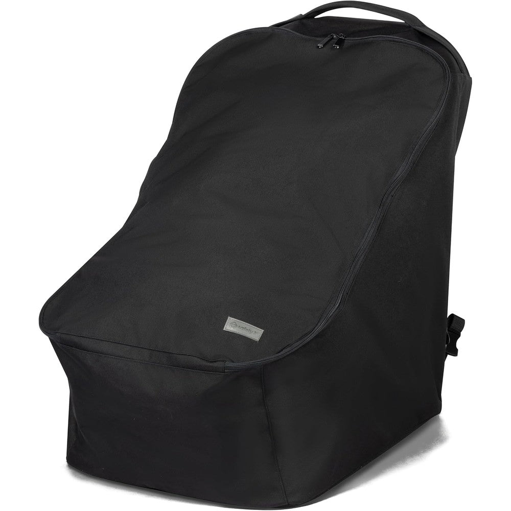 Safety 1st Travel Everywhere Car Seat Bag front view showing durable black polyester material.