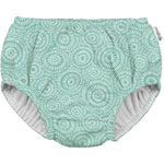 Green Sprouts Eco Pull-Up Swim Diaper Mint Sand Dollar front view
