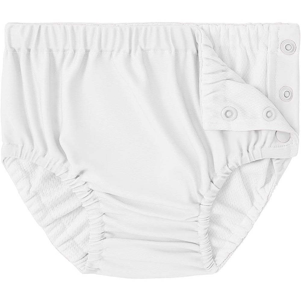 Durio reusable swim diaper front view white color