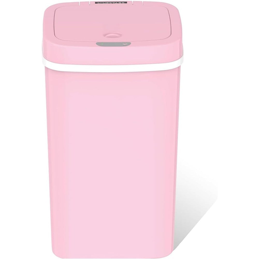 Delletir 15L smart diaper pail front view in baby pink