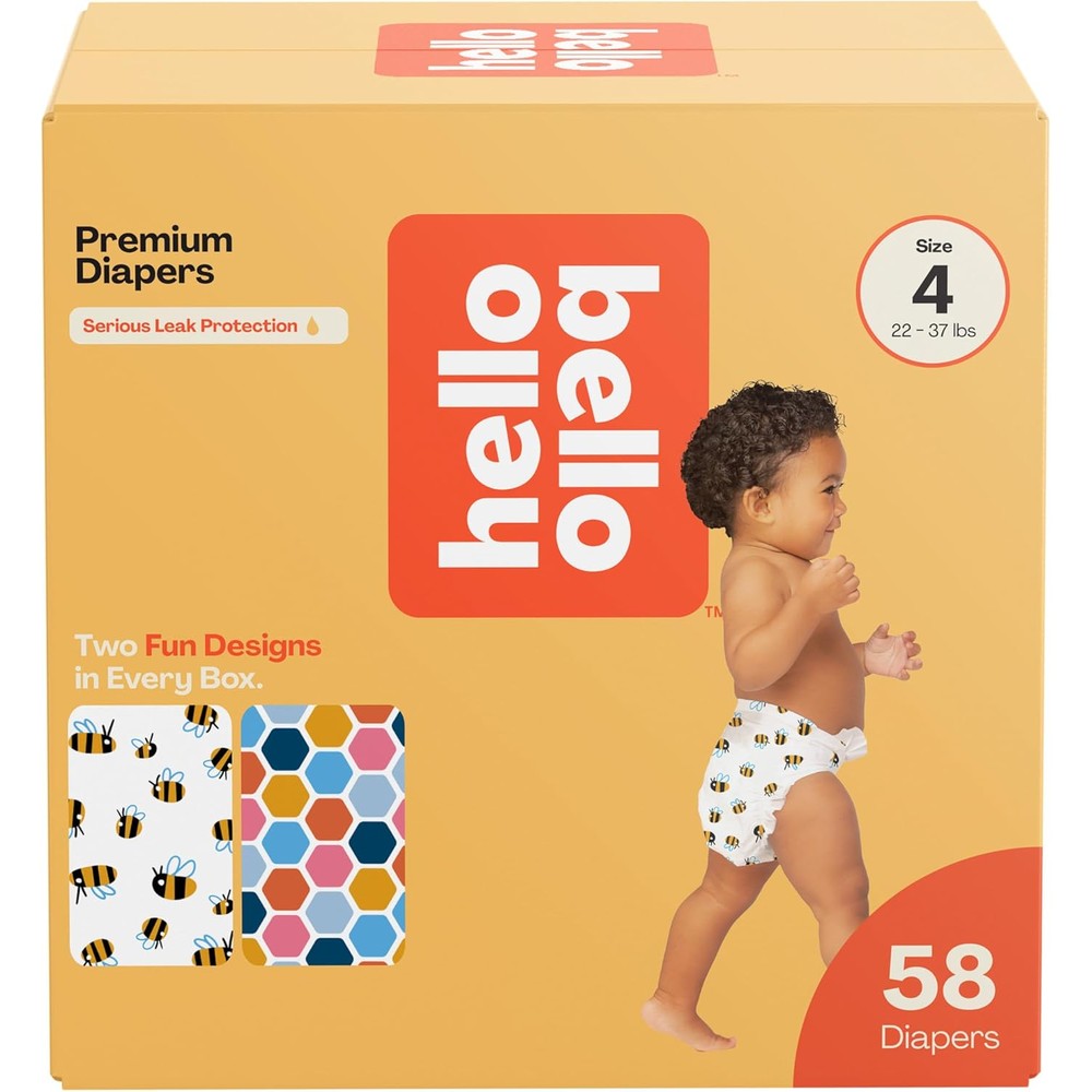 Hello Bello Premium Diapers Size 4 front view box