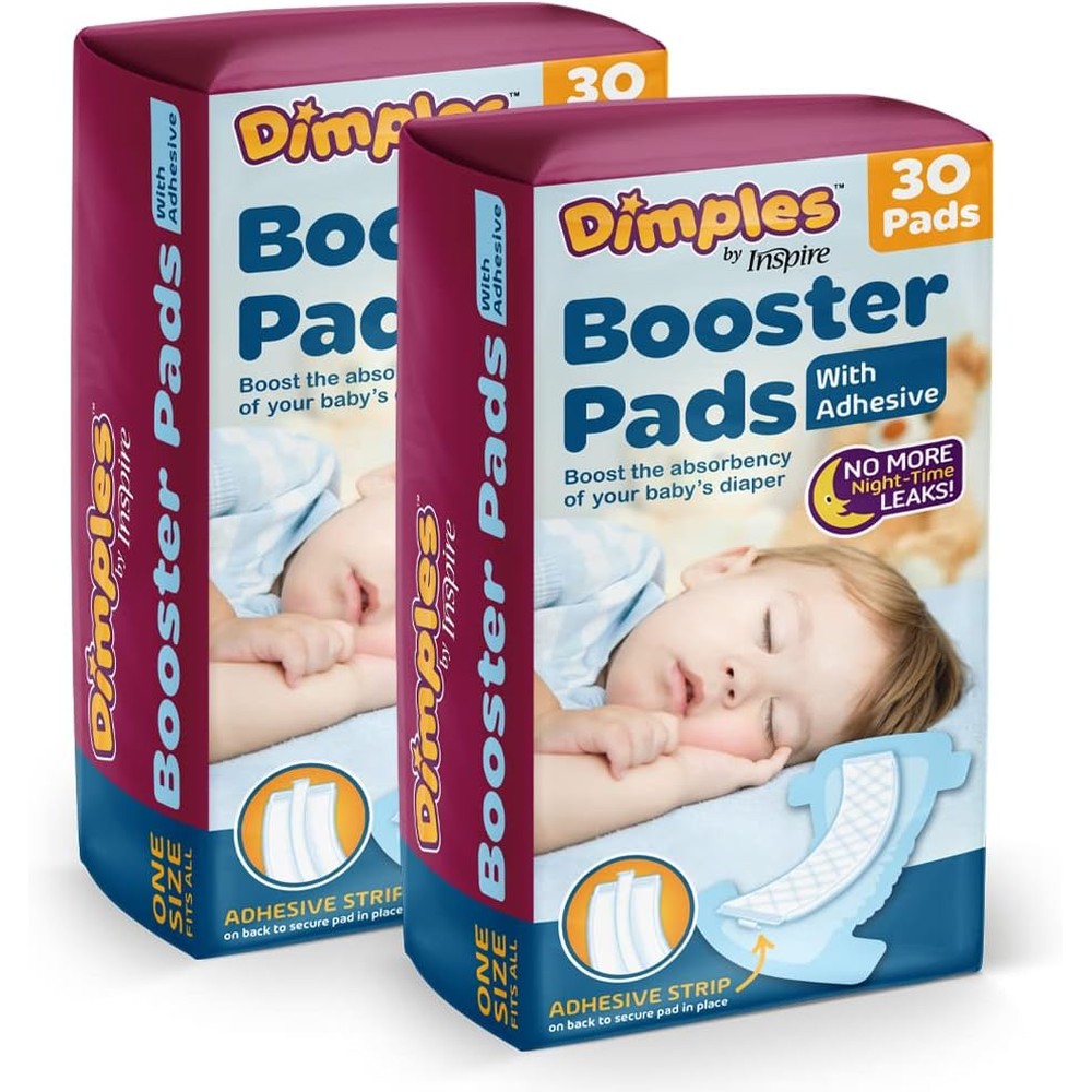 Inspire Dimples Booster Pads front view packaging