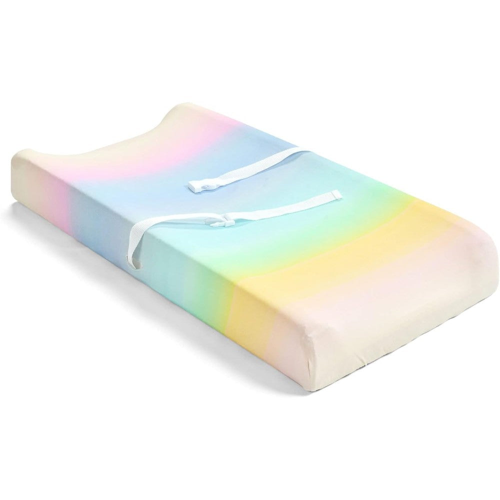 Hello Spud Ombre Organic Cotton Changing Pad Cover front view