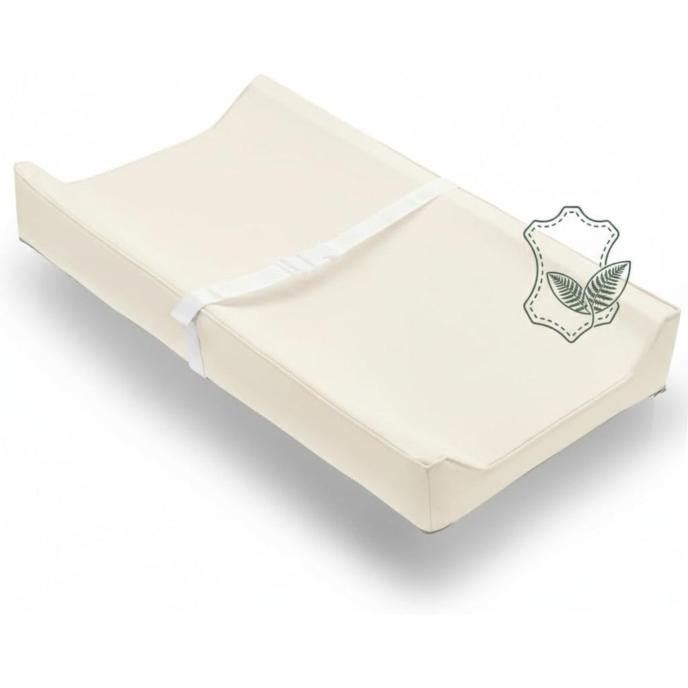 Mamas and Papas vegan leather contoured baby changing pad front view