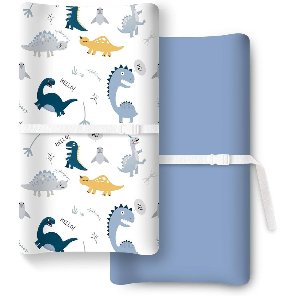 Totchill extra stretchy changing pad cover front view