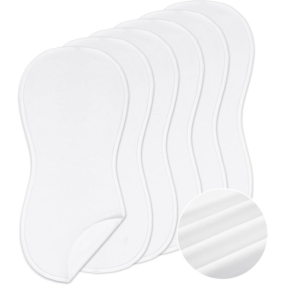 Timgle 6 Pcs peanut shape changing pad liner set front view