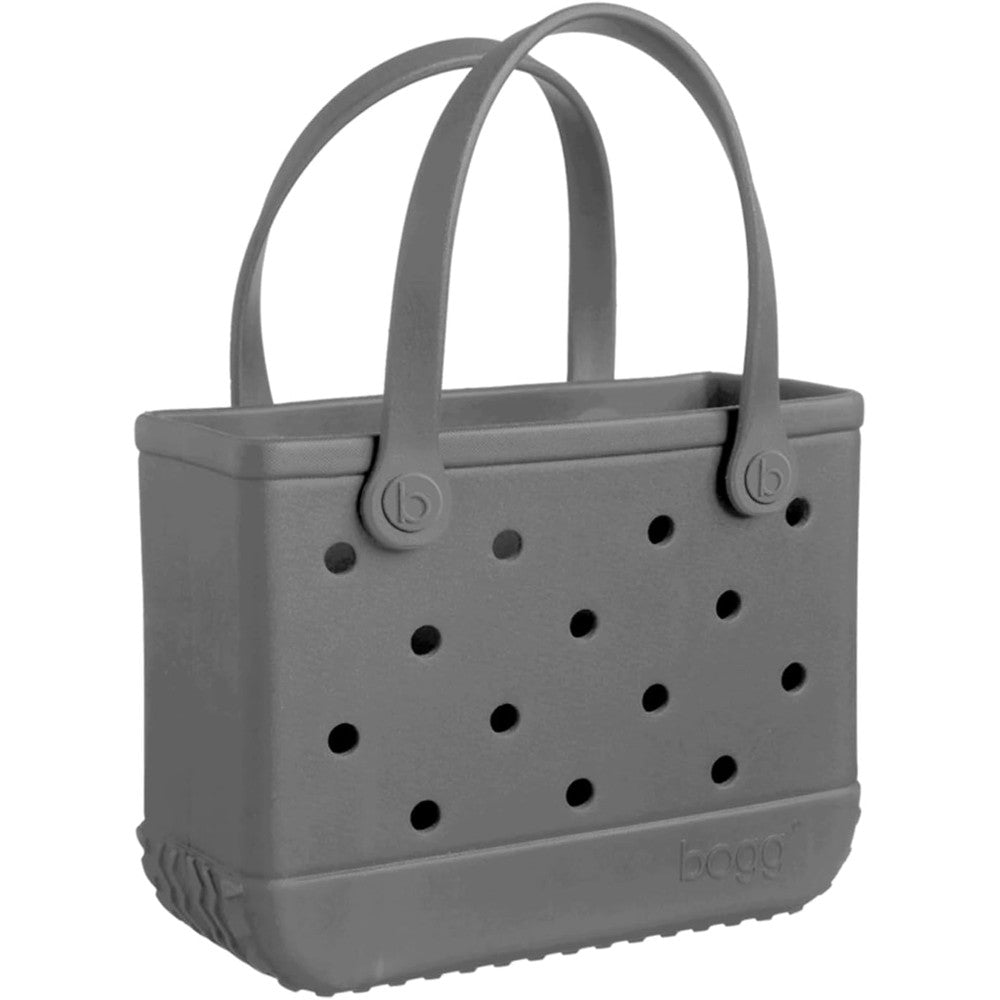 Bogg Bag Bitty Small Tote front view in dark grey color