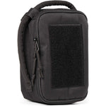 Tactical Baby Gear Tactical Cooler Pouch Black front view showing hook and loop patch panel