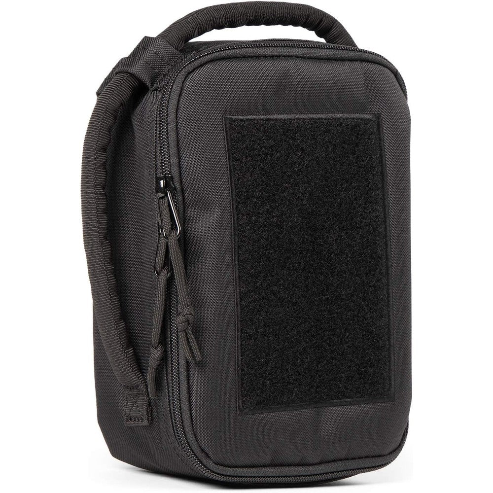 Tactical Baby Gear Tactical Cooler Pouch Black front view showing hook and loop patch panel