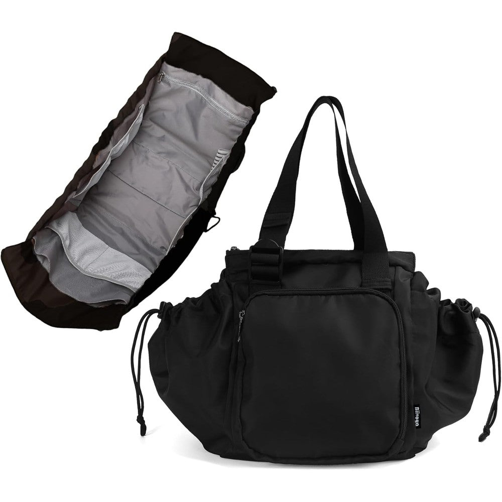 Biivoya Everyday Tote Bag front view for work and travel.