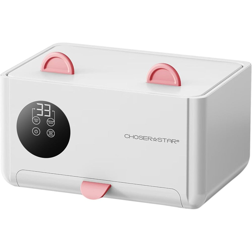 ChoserStar Cat Ear Baby Wipe Warmer front view showing digital display