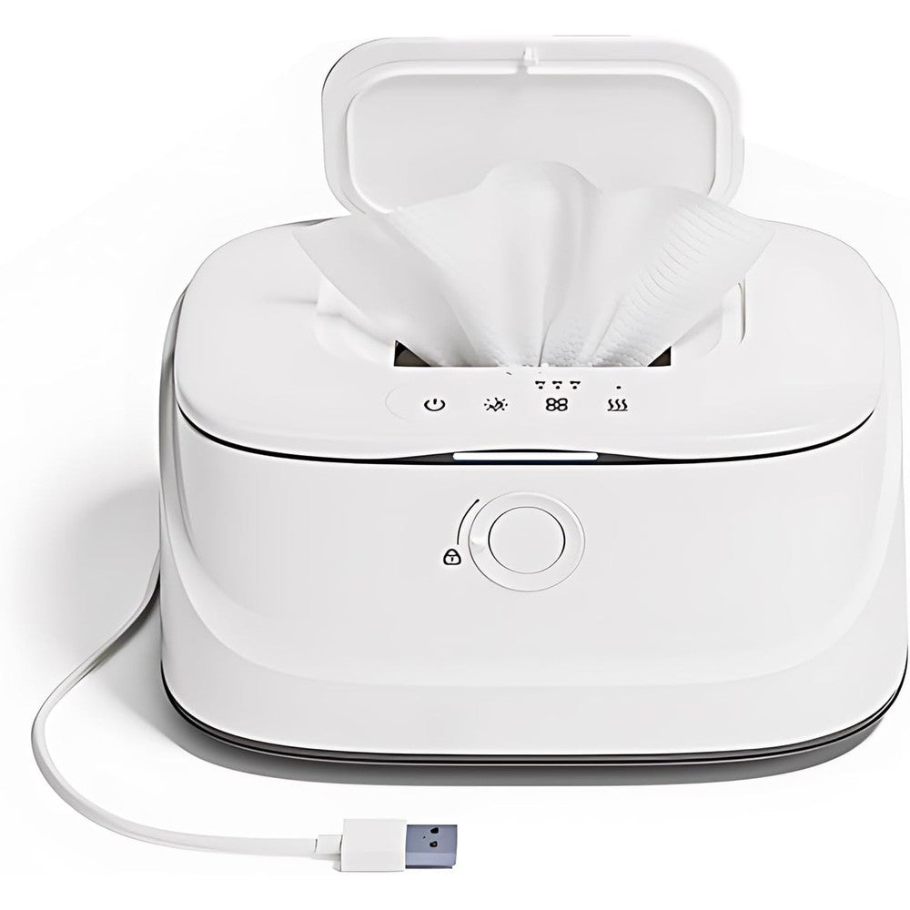 Hiccapop Wipe Warmer and Baby Wet Wipes Dispenser front view