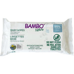 Bambo Nature USDA Certified Biobased Baby Wipes front packaging view