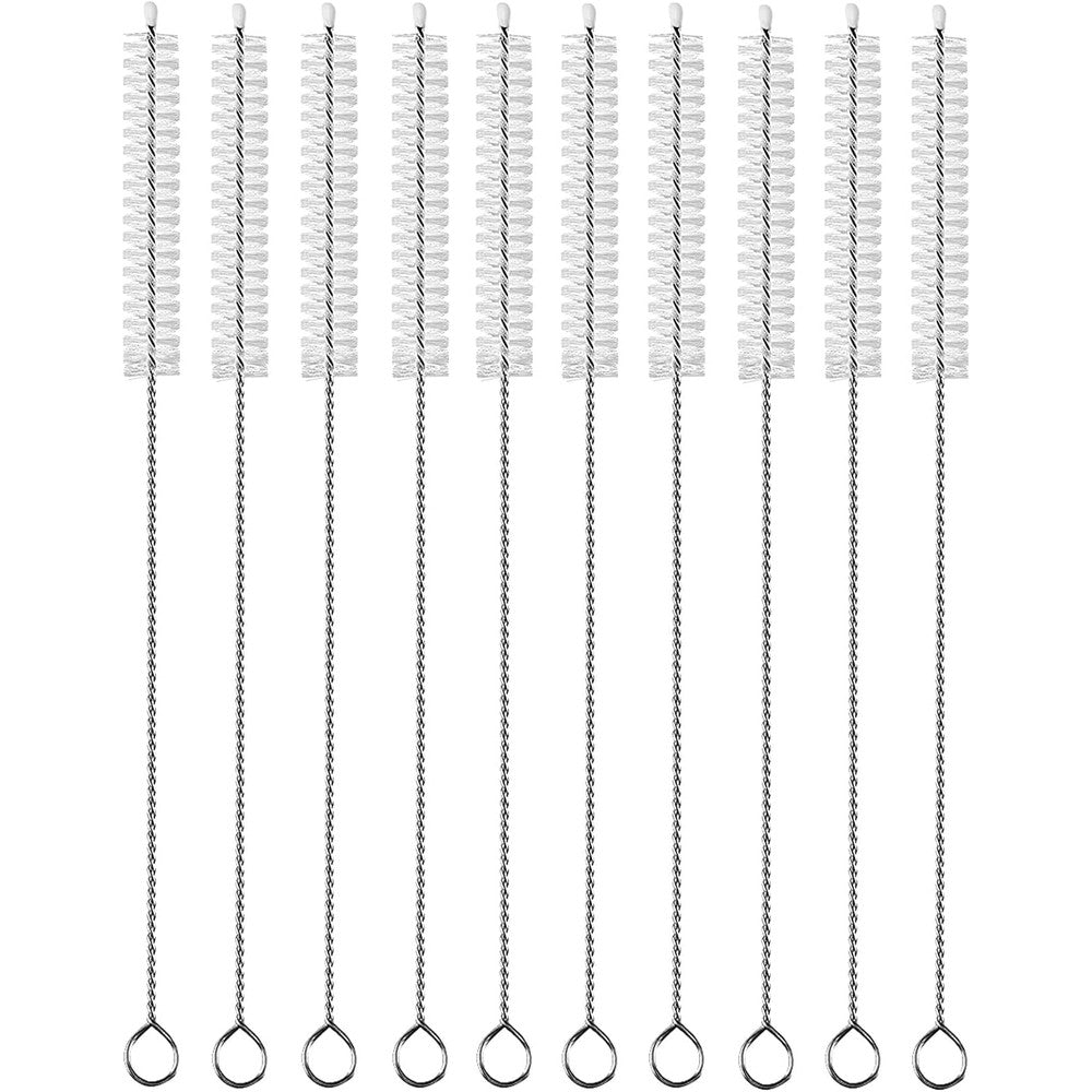 Beuiciry 12 inch straw cleaner brush set of 10 pieces