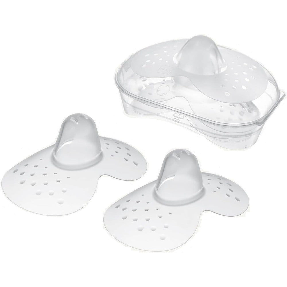 MAM Breastfeeding Nipple Shields 17mm front view in packaging