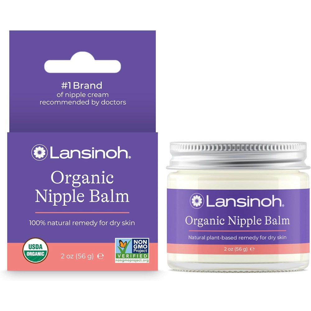 Lansinoh Organic Nipple Butter 2 Ounces front view
