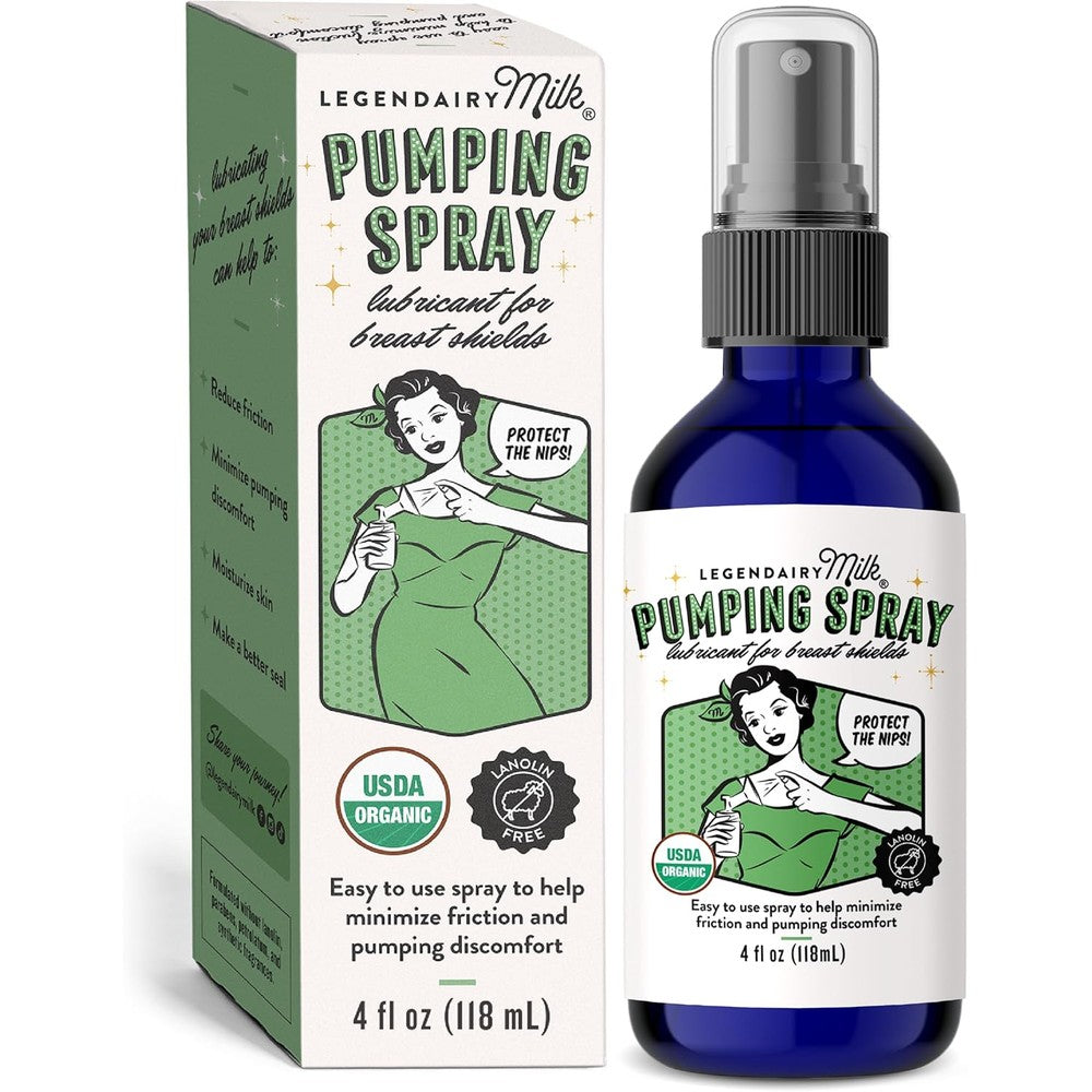 Legendairy Milk Pumping Spray 4 fluid ounces bottle front view