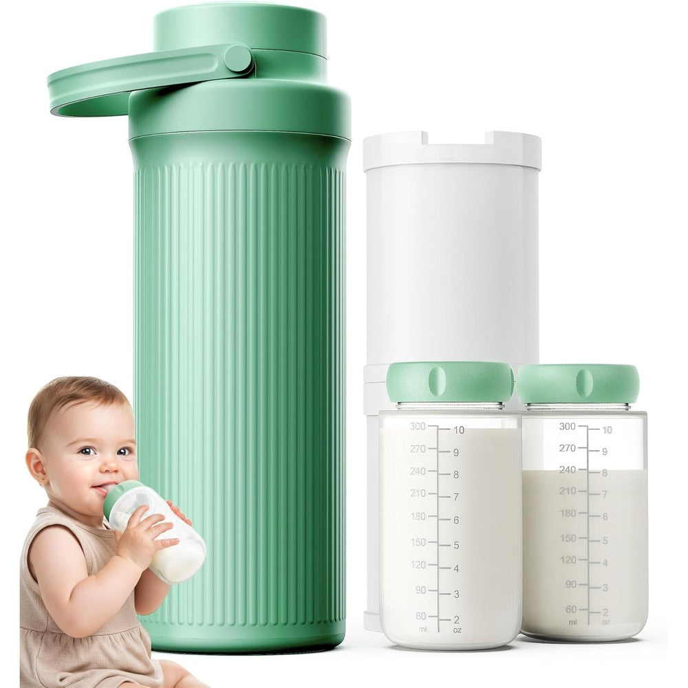 Pinngushi 22 Fluid Ounce breast milk cooler bottle front view