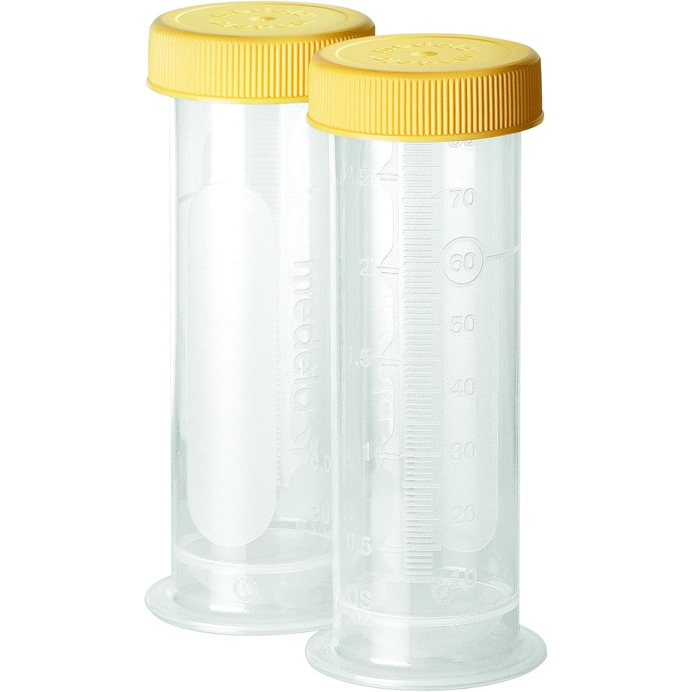 Medela 12 pack breast milk storage bottles front view