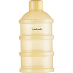 Gulicola baby stackable formula dispenser front view showing multi layer travel milk powder storage compartments.