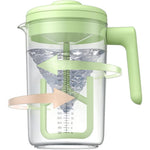 NehNeh Baby electric formula mixing pitcher green front view