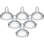 Dr. Brown's Level 2 Wide Neck Silicone Nipple pack front view showing premium baby bottle teats.