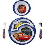 The First Years Disney Pixar Cars 4-piece toddler dinnerware set front view