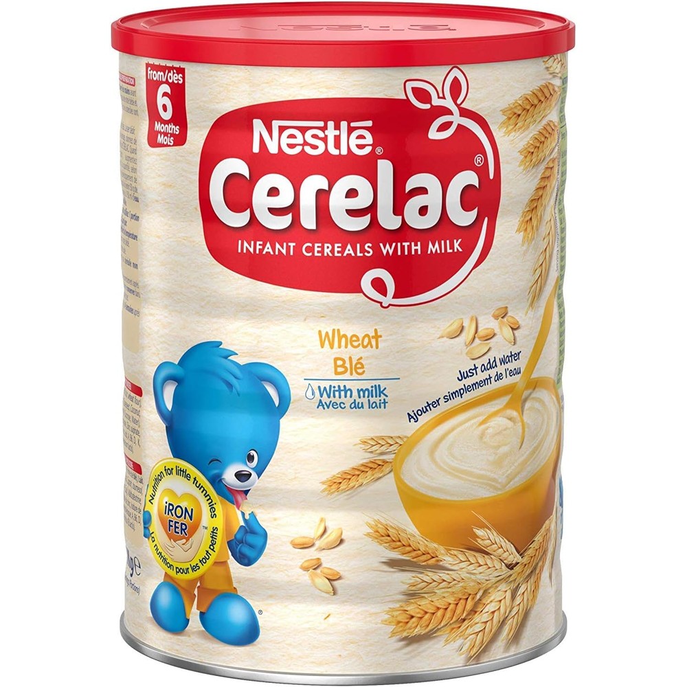 Nestle Cerelac Wheat with Milk 2.2 Pound front view container