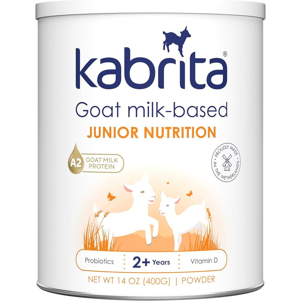 Kabrita Junior Goat Milk Powder 14 Ounce front view tin container