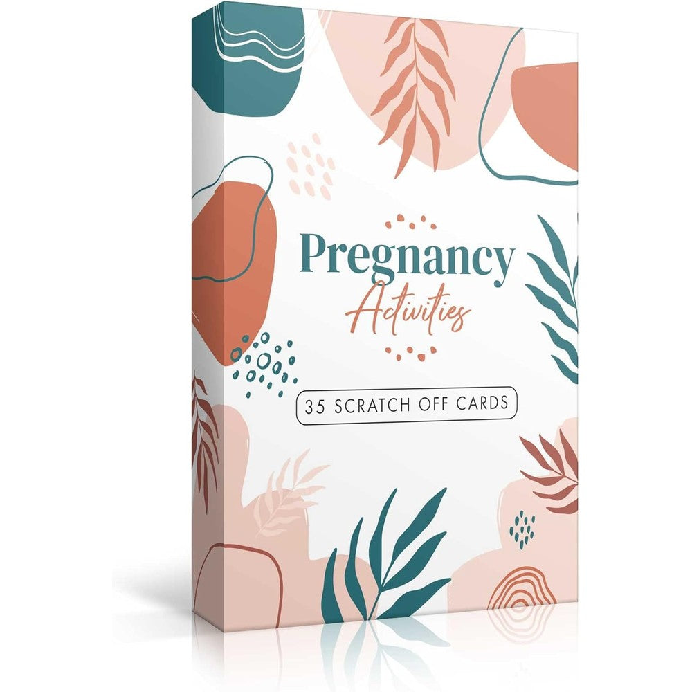 Astralux 35 Fun Scratch Off Activities deck front view for expecting moms