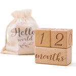 Mamimami Home baby milestone blocks set front view for photography