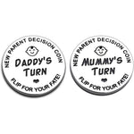 Vichona funny parent decision making coin front view