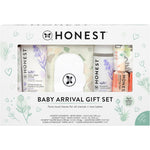 The Honest Company Baby Arrival Gift Set front view with lavender skincare products