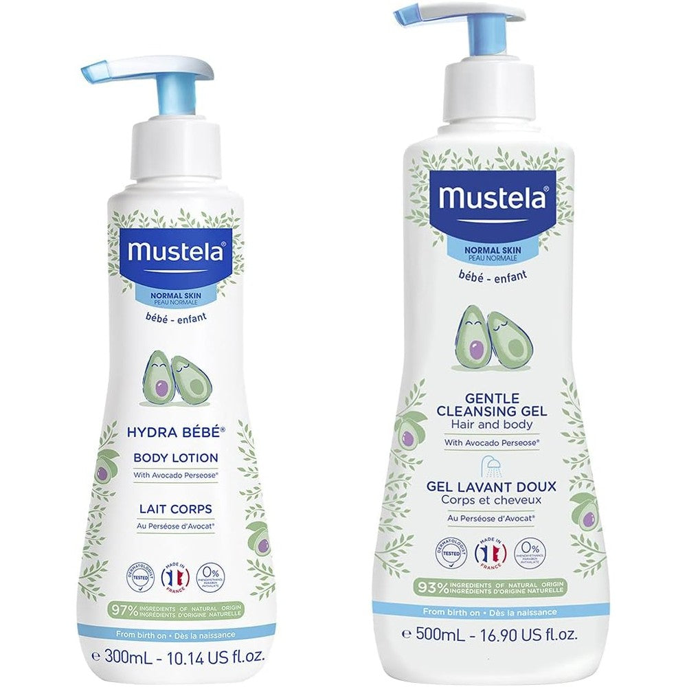Mustela Baby Bath Time Gift Set front view packaging