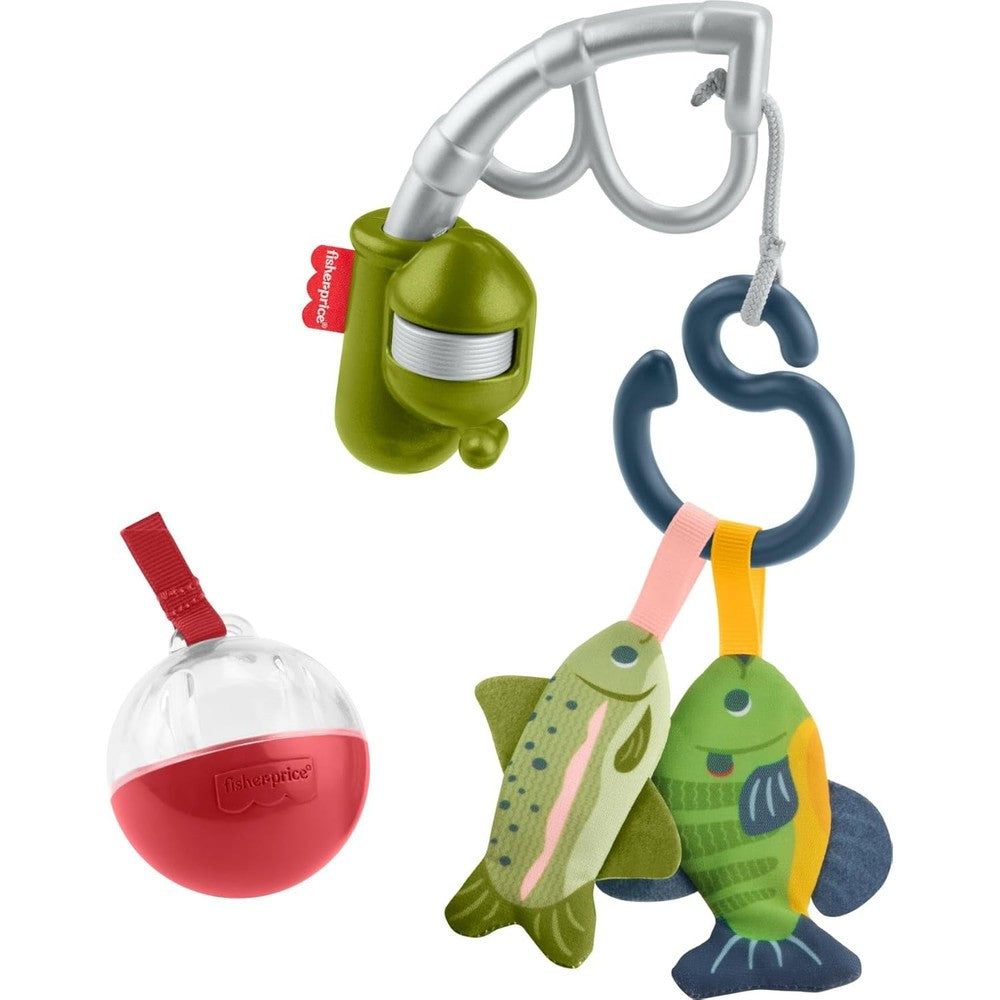 Fisher-Price Mini Me Moments Reel Fun Fishing Set front view packaged packaging